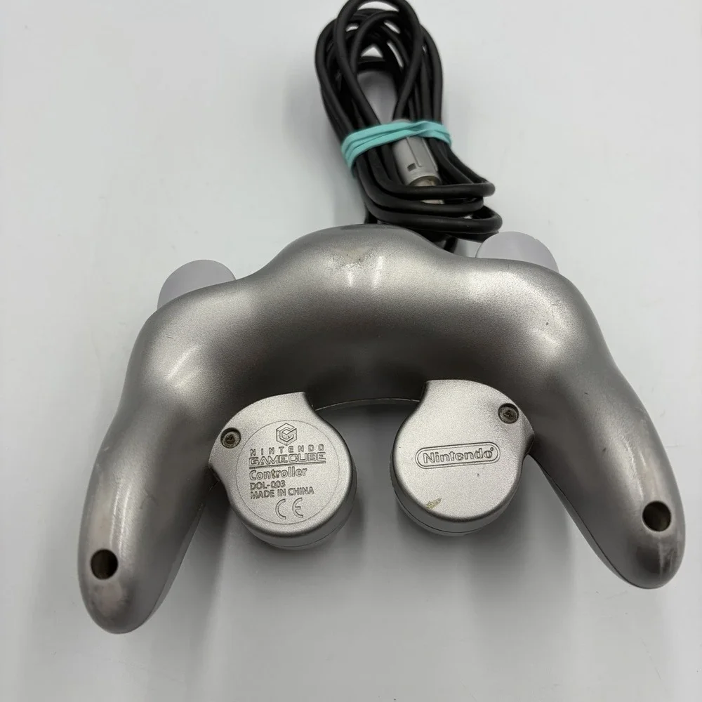 Silver Platinum Official Nintendo GameCube Switch Controller OEM DOL-003